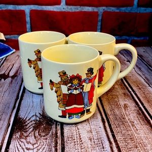 Vintage Christmas Carolers Mug Coffee/Tea Mug, Holiday Caroler set 3